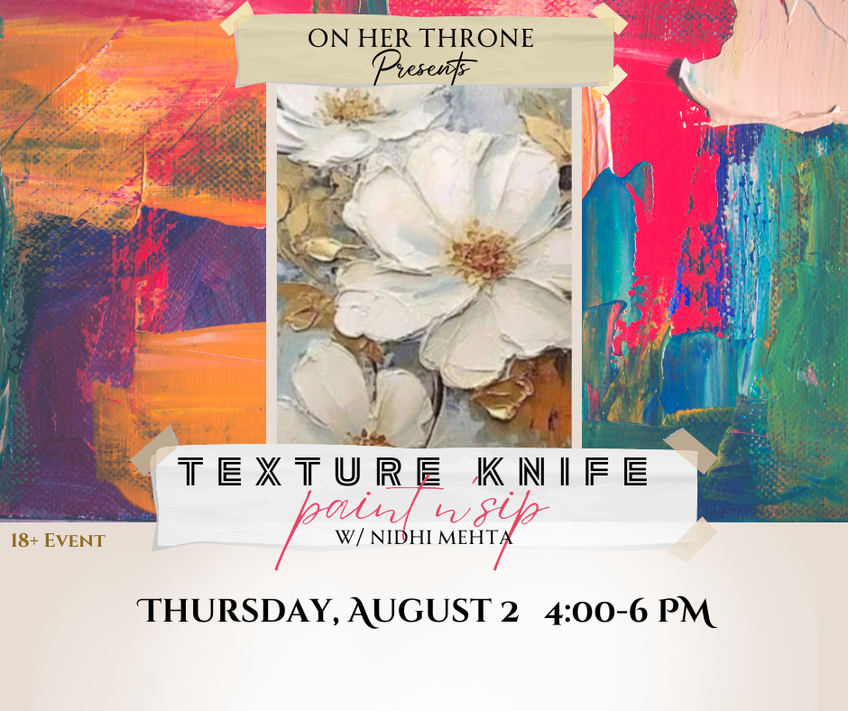 Texture Knife Adult Paint n’ Sip
